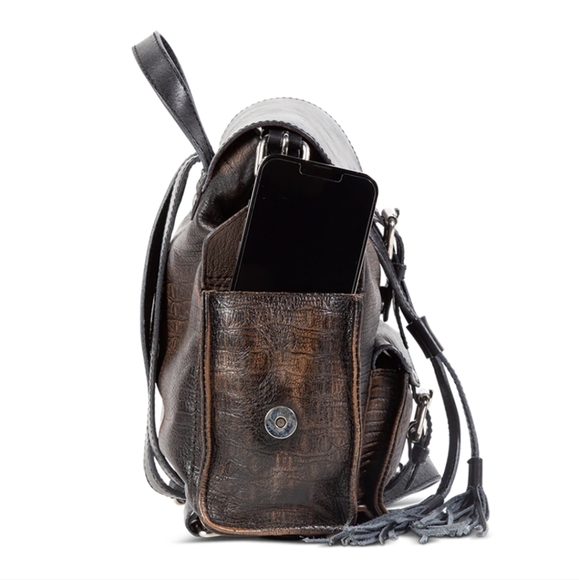 FreeBird by Steven BRETT Brown Distressed Backpack - Picture 6 of 11